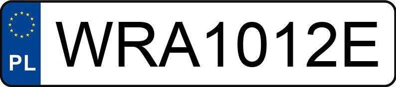 Numer rejestracyjny WRA 1012E posiada PEUGEOT 308 - WRA1012E