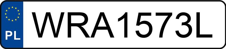 Numer rejestracyjny WRA 1573L posiada MITSUBISHI COLT - WRA1573L