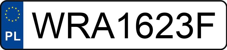 Numer rejestracyjny WRA 1623F posiada MAN TGA 33.460 - WRA1623F