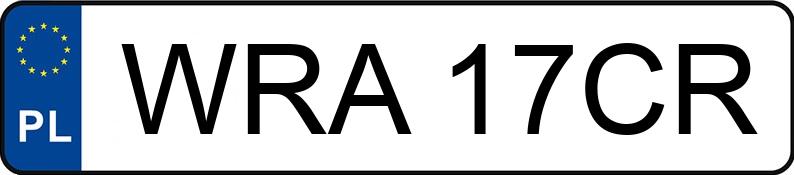 Numer rejestracyjny WRA 17CR posiada RENAULT Espace 2.9/3.0 MR`91 RT - WRA17CR Numer rejestracyjny WRA 17CR posiada RENAULT Espace 2.9/3.0 MR`91 RT - WRA17CR