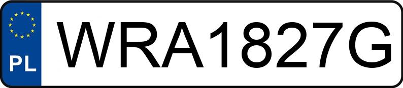Numer rejestracyjny WRA 1827G posiada OPEL ASTRA - WRA1827G Numer rejestracyjny WRA 1827G posiada OPEL ASTRA - WRA1827G
