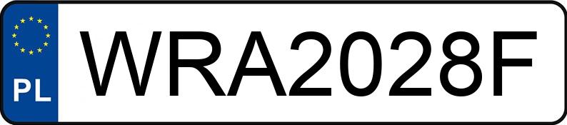 Numer rejestracyjny WRA 2028F posiada AUDI A6 - WRA2028F Numer rejestracyjny WRA 2028F posiada AUDI A6 - WRA2028F