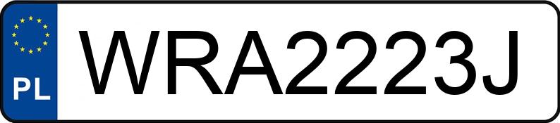 Numer rejestracyjny WRA 2223J posiada CITROEN JUMPER - WRA2223J Numer rejestracyjny WRA 2223J posiada CITROEN JUMPER - WRA2223J