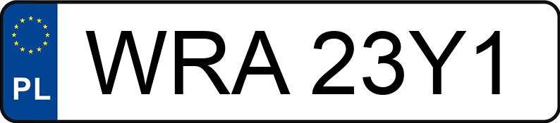 Numer rejestracyjny WRA 23Y1 posiada MERCEDES-BENZ 1120 11.0t 1120 - WRA23Y1