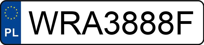 Numer rejestracyjny WRA 3888F posiada AUDI A5 - WRA3888F Numer rejestracyjny WRA 3888F posiada AUDI A5 - WRA3888F