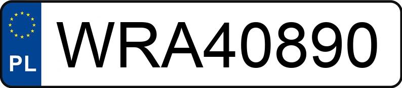 Numer rejestracyjny WRA 40890 posiada SEAT LEON - WRA40890