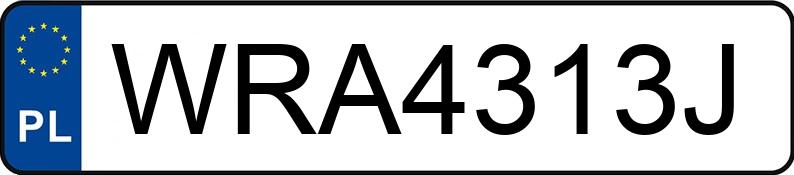 Numer rejestracyjny WRA 4313J posiada CITROEN C5 - WRA4313J