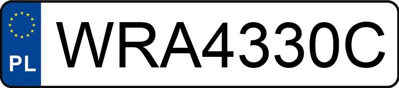 Numer rejestracyjny WRA4330C posiada BMW 520i Touring Kat. MR`95 E39 520i Touring Kat. MR`95 E39