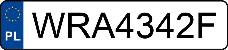 Numer rejestracyjny WRA 4342F posiada SCHMITZ SCS 24 35.0t 13.62 EB - WRA4342F