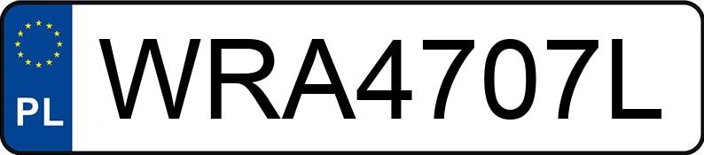 Numer rejestracyjny WRA 4707L posiada VOLVO XC 40 2.0 D3 MR`18 E6 XC 40 2.0 D3 MR`18 E6 - WRA4707L