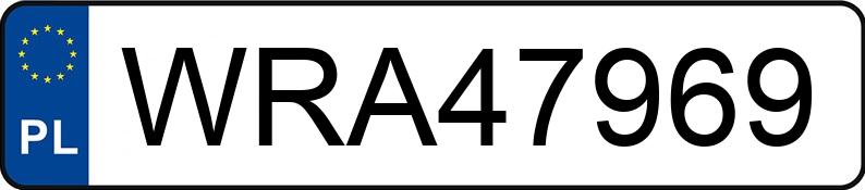 Numer rejestracyjny WRA 47969 posiada BMW 520 2.0 D - WRA47969