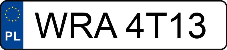 Die Registrierungsnummer WRA 4T13 hat PGO Skutery Big Max 50 - WRA4T13 Die Registrierungsnummer WRA 4T13 hat PGO Skutery Big Max 50 - WRA4T13