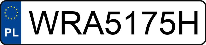 Numer rejestracyjny WRA 5175H posiada AUDI A4 - WRA5175H Numer rejestracyjny WRA 5175H posiada AUDI A4 - WRA5175H