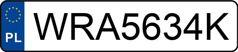 Numer rejestracyjny WRA 5634K posiada BMW 320 CABRIO - WRA5634K