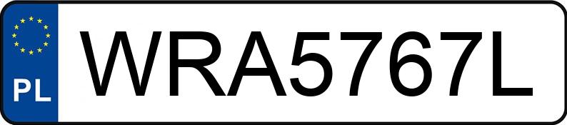 Numer rejestracyjny WRA 5767L posiada BMW 320CI - WRA5767L