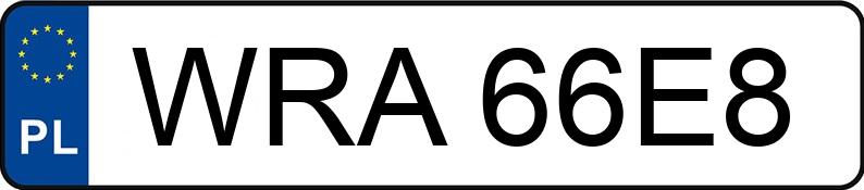 Numer rejestracyjny WRA 66E8 posiada FIAT Punto II 1.2 MR`03 E4 Dynamic - WRA66E8