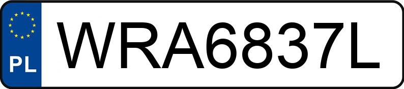 Numer rejestracyjny WRA 6837L posiada NISSAN QASHQAI - WRA6837L