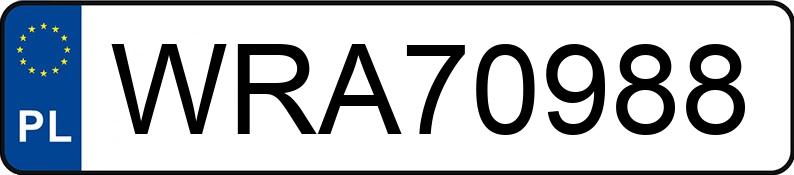 Numer rejestracyjny WRA 70988 posiada NISSAN Micra K12 1.2 MR`02 E3 Visia+ - WRA70988 Numer rejestracyjny WRA 70988 posiada NISSAN Micra K12 1.2 MR`02 E3 Visia+ - WRA70988