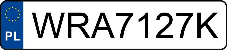 Numer rejestracyjny WRA 7127K posiada AUDI A6 - WRA7127K
