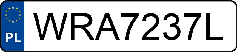 Numer rejestracyjny WRA 7237L posiada VOLKSWAGEN PASSAT - WRA7237L