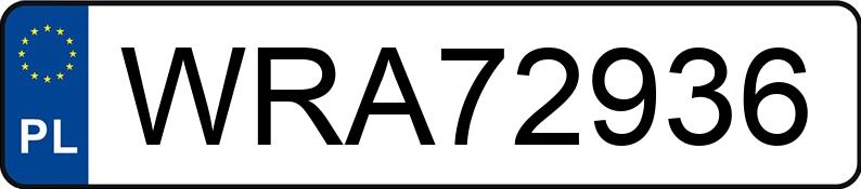 Numer rejestracyjny WRA 72936 posiada OPEL ZAFIRA - WRA72936 Numer rejestracyjny WRA 72936 posiada OPEL ZAFIRA - WRA72936