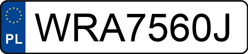 Numer rejestracyjny WRA 7560J posiada BMW 3ER REIHE - WRA7560J