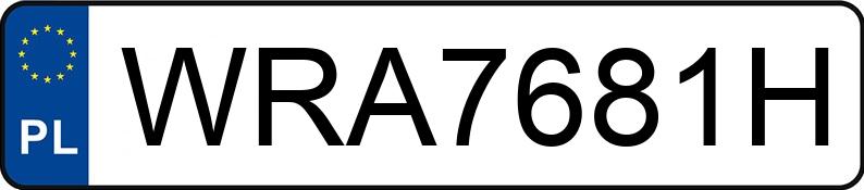 Numer rejestracyjny WRA 7681H posiada BMW X1 2.0 Diesel MR`15 E6 F48 sDrive18d - WRA7681H