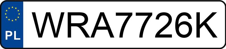 Numer rejestracyjny WRA 7726K posiada MERCEDES-BENZ 190D - WRA7726K