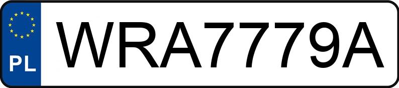 Numer rejestracyjny WRA 7779A posiada BMW 730 DL - WRA7779A