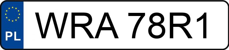 Numer rejestracyjny WRA 78R1 posiada OPEL CORSA-B 1.4 KAT - WRA78R1 Numer rejestracyjny WRA 78R1 posiada OPEL CORSA-B 1.4 KAT - WRA78R1
