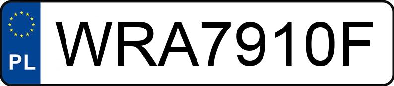 Numer rejestracyjny WRA 7910F posiada NISSAN X-TRAIL T32 - WRA7910F