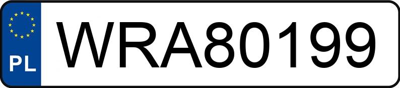Numer rejestracyjny WRA 80199 posiada NISSAN ALMERA - WRA80199 Numer rejestracyjny WRA 80199 posiada NISSAN ALMERA - WRA80199