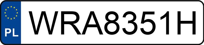 Numer rejestracyjny WRA8351H posiada BMW 530 Diesel Kat. MR`01 E39 530 Diesel Kat. MR`01 E39