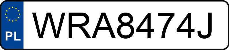 Numer rejestracyjny WRA 8474J posiada AUDI A4 - WRA8474J