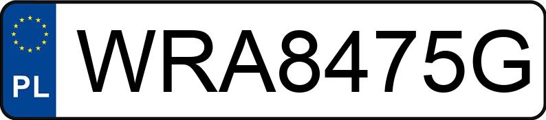 Numer rejestracyjny WRA 8475G posiada VOLVO S80 - WRA8475G