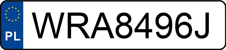 Numer rejestracyjny WRA8496J posiada BMW 320i Kat. E36 320i Kat. E36