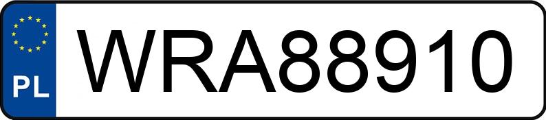 Numer rejestracyjny WRA 88910 posiada PEUGEOT 207 1.6 HDI MR`06 E4 - WRA88910
