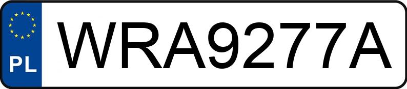 Numer rejestracyjny WRA 9277A posiada BMW X5 - WRA9277A