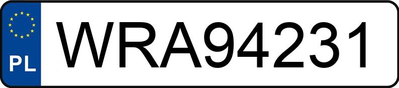 Numer rejestracyjny WRA 94231 posiada FORD MONDEO - WRA94231 Numer rejestracyjny WRA 94231 posiada FORD MONDEO - WRA94231