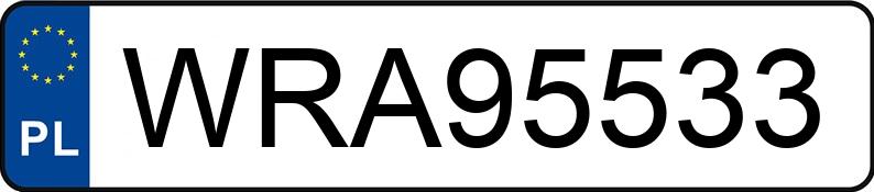 Numer rejestracyjny WRA 95533 posiada MERCEDES-BENZ 1848 Actros E5 18.0t 1848 L - WRA95533