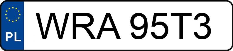 Numer rejestracyjny WRA 95T3 posiada RENAULT THALIA - WRA95T3