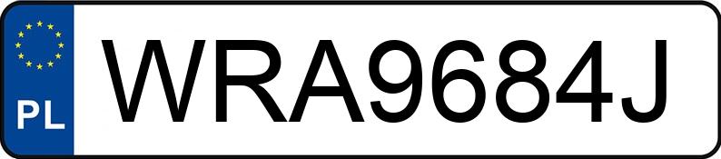 Numer rejestracyjny WRA 9684J posiada OPEL VECTRA-C - WRA9684J