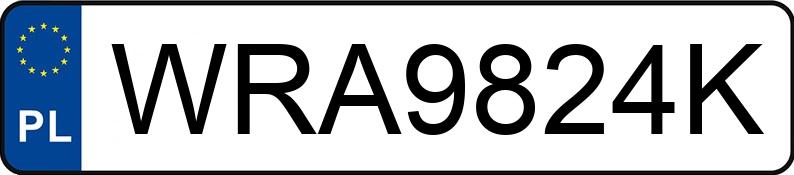 Numer rejestracyjny WRA 9824K posiada RENAULT MEGANE - WRA9824K Numer rejestracyjny WRA 9824K posiada RENAULT MEGANE - WRA9824K
