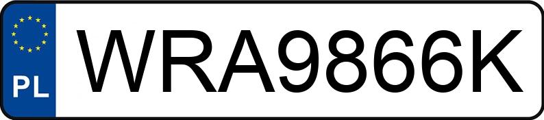Numer rejestracyjny WRA 9866K posiada SEAT LEON - WRA9866K
