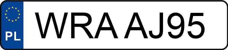 Numer rejestracyjny WRA AJ95 posiada SKODA Fabia II 1.2 MR`07 E4 HTP Fun - WRAAJ95