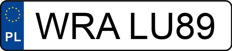 Numer rejestracyjny WRA LU89 posiada ZIPP Motorowery ZV 50 - WRALU89