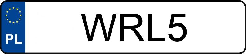 Numer rejestracyjny WRL 5 posiada CADILLAC Escalade IV MR`13 Base Aut. - WRL5