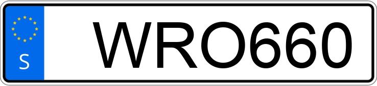 Numer rejestracyjny WRO660 posiada Volvo V70 2.4