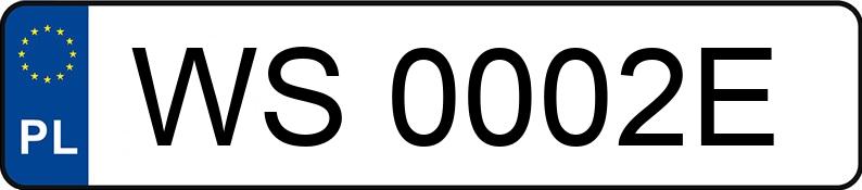 Numer rejestracyjny WS 0002E posiada PEUGEOT 3008 HDI MR`14 E5 Active 115 - WS0002E