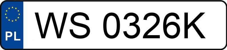 Numer rejestracyjny WS 0326K posiada VOLKSWAGEN Passat B9 2.0 TDi MR`24 E6EA R-Line Plus - WS0326K